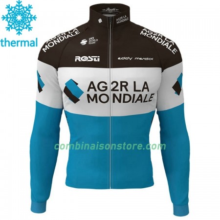 Maillot 2020 AG2R La Mondiale Hiver Thermal Fleece N001